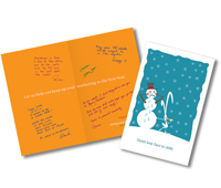 Honeycomb Christmas Card