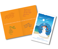 Honeycomb Christmas Card