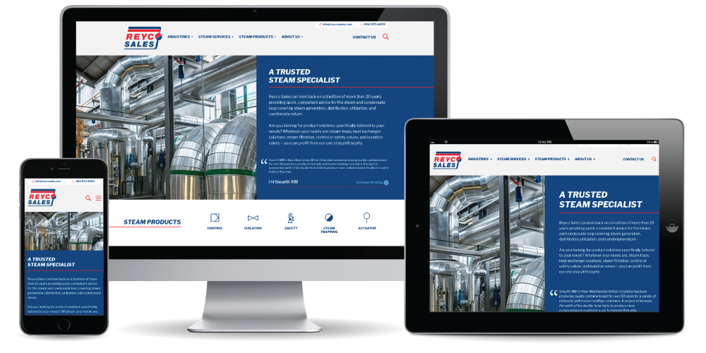 Reyco Sales - Web Development