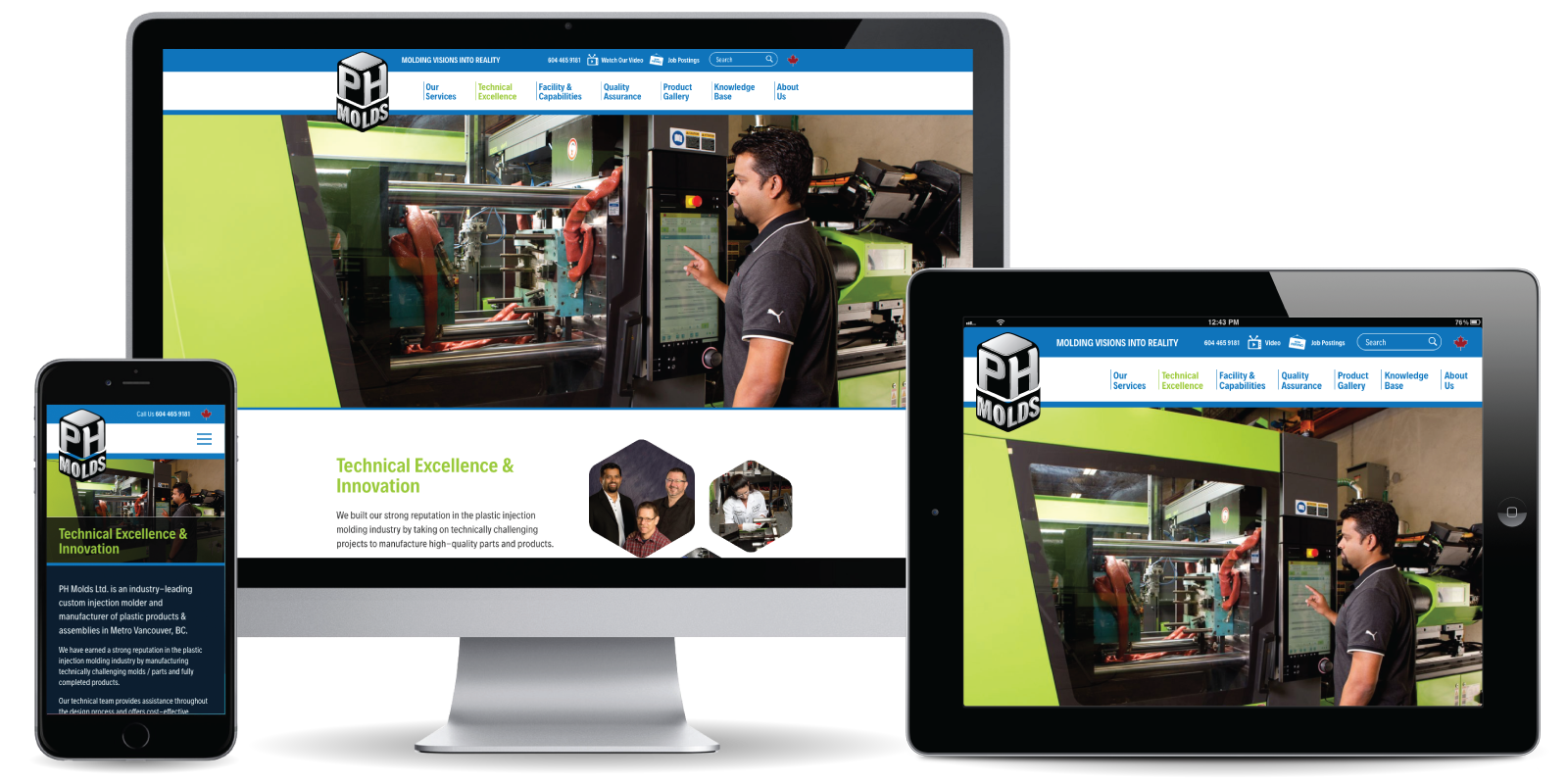 PH Molds Ltd. - Web Development