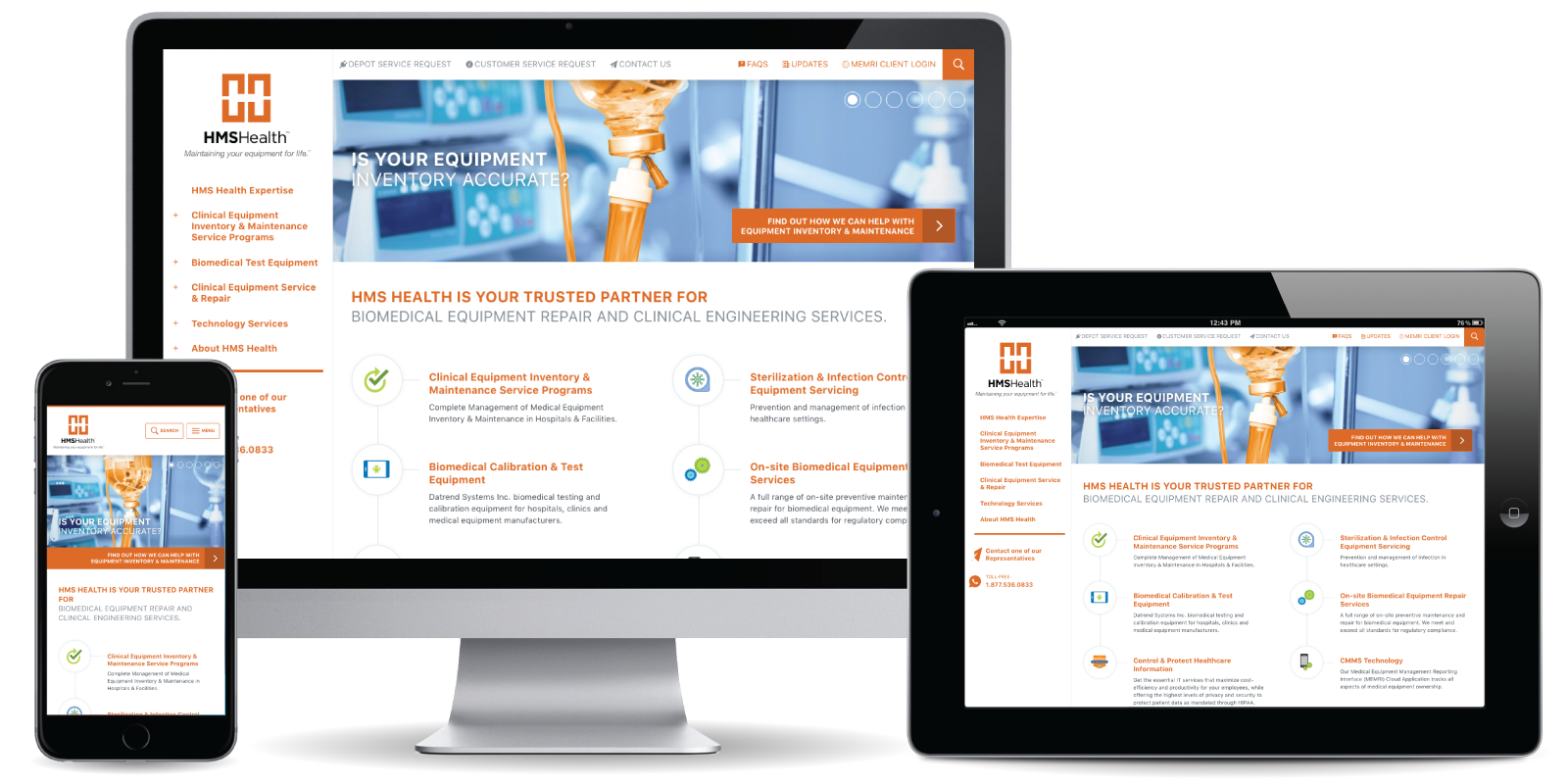 HMS Health - Web Development