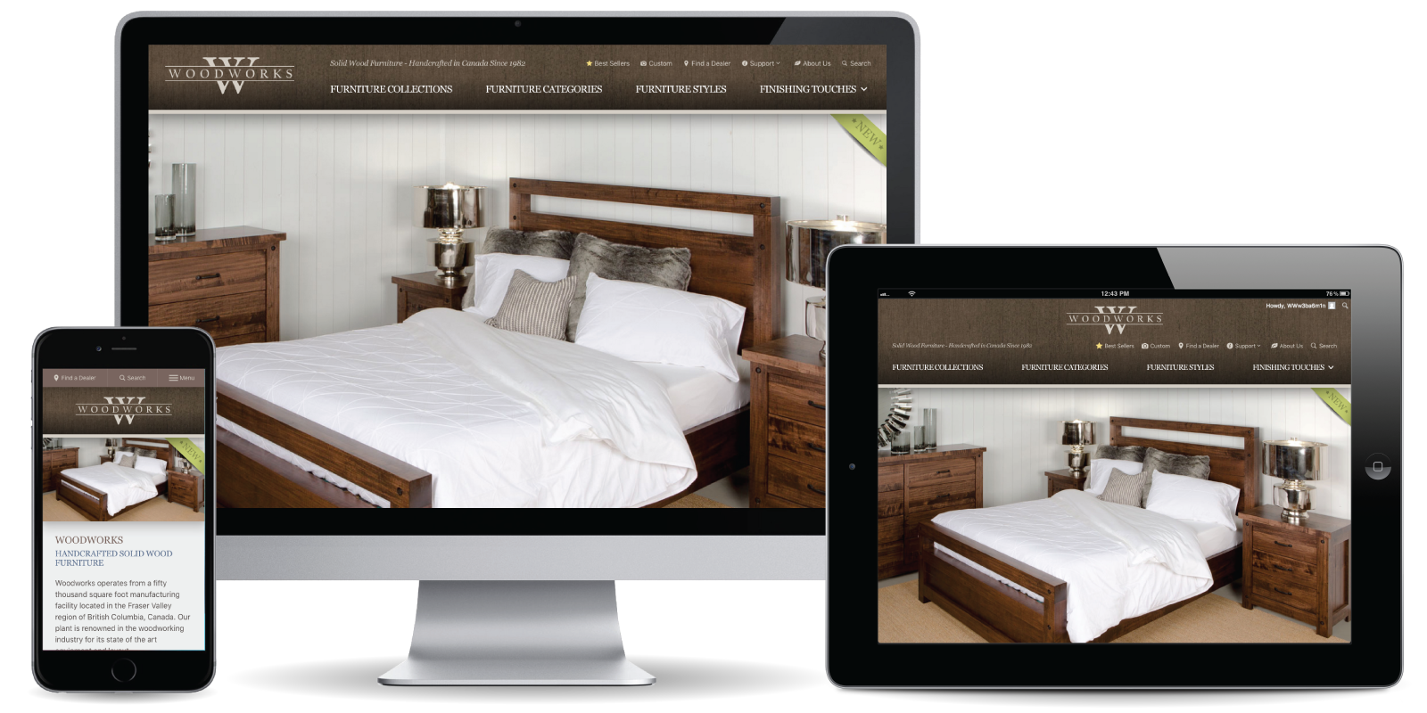 Woodworks Solid Wood Furniture Mfg. - Web Development