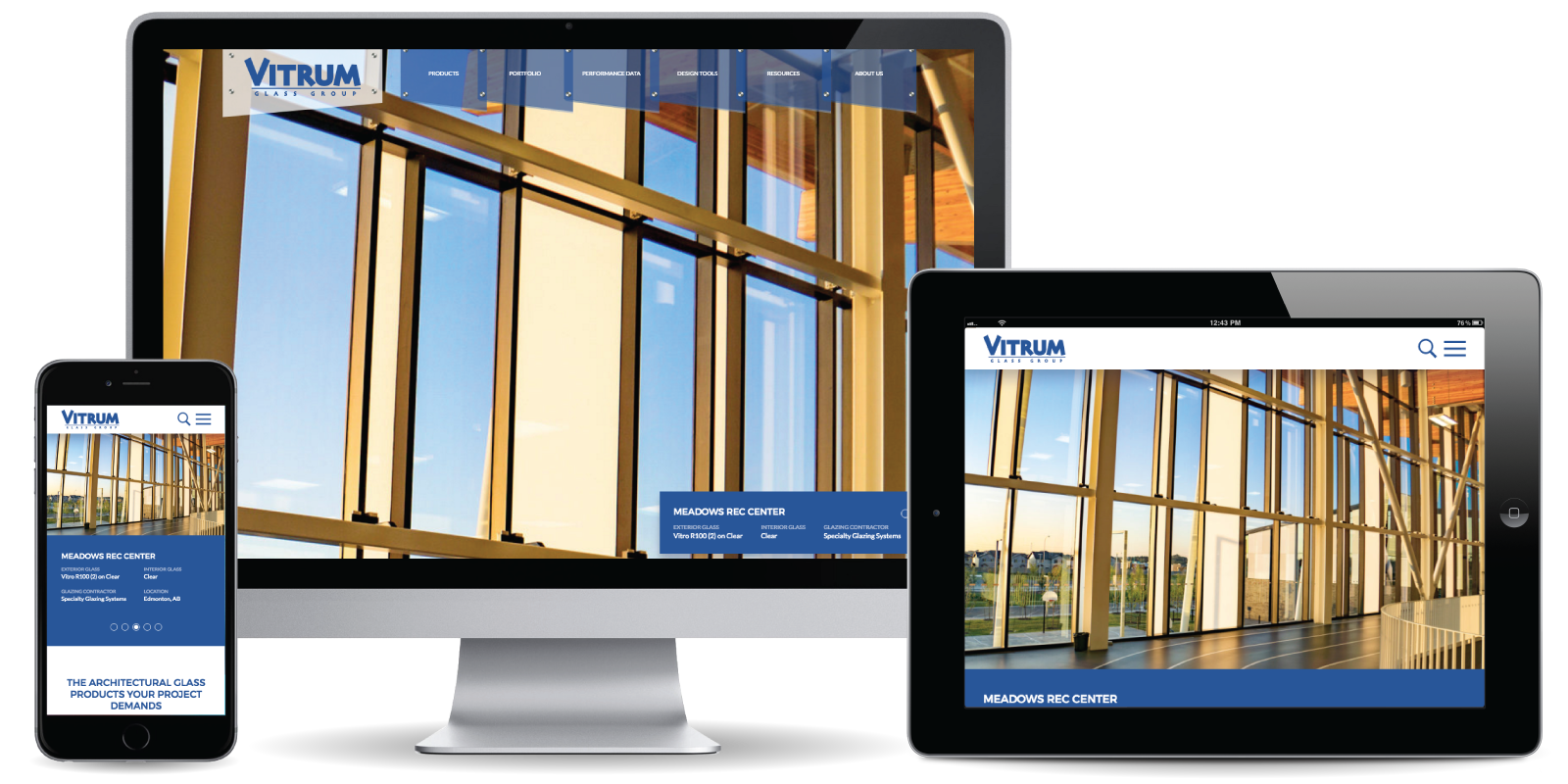 Vitrum Glass Group - Web Development