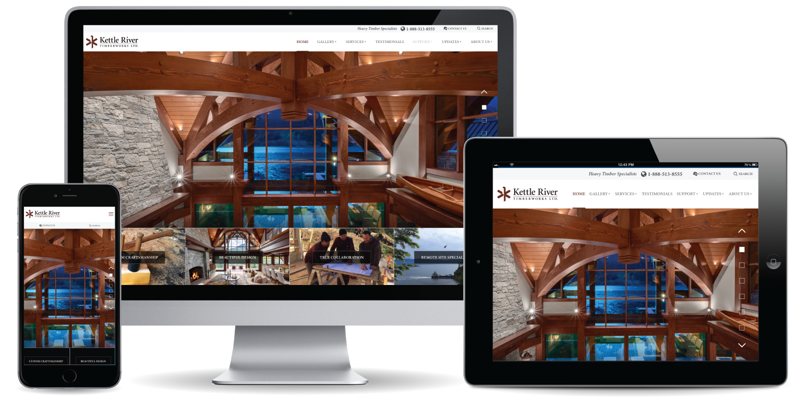 Kettle River Timberworks Ltd. - Web Development